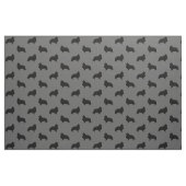 Die Shetlandinseln-Schäferhund-Silhouette-Muster Stoff (Fat Quarter (45,7 x 55,9 cm))