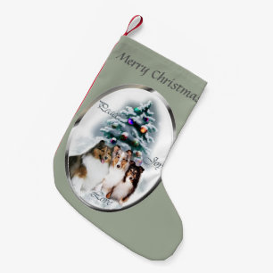 Die Shetlandinseln-Schäferhund-Weihnachten Kleiner Weihnachtsstrumpf