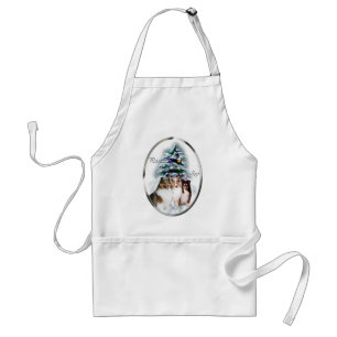 Die Shetlandinseln-Schäferhund-Weihnachtsgeschenk Schürze