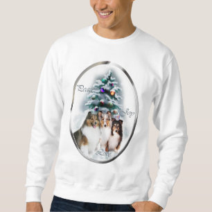 Die Shetlandinseln-Schäferhund-Weihnachtsgeschenk Sweatshirt