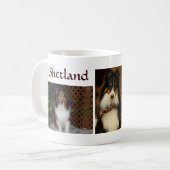 Die Shetlandinseln-Schäferhunde Kaffeetasse (Vorderseite Links)
