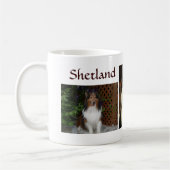 Die Shetlandinseln-Schäferhunde Kaffeetasse (Links)