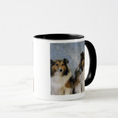 Die Shetlandinseln-Schäferhunde Tasse (VorderseiteRechts)