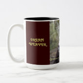 DIE SHETLANDINSELNram-KAFFEE-TASSE - TRAUMweber Zweifarbige Tasse (Links)