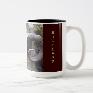 DIE SHETLANDINSELNram-KAFFEE-TASSE - TRAUMweber Zweifarbige Tasse