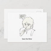 DIE SHIRE(TM)-Postkarte gerettet Postkarte (Vorne/Hinten)