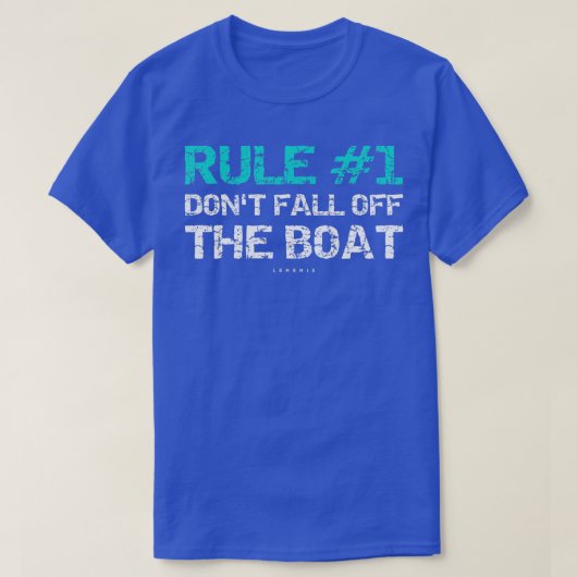 Die Shirts der Sonnenkreuzfahrt Regel 1 fallen nic (Design vorne)