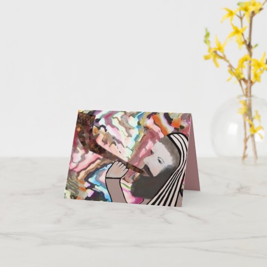 Die Shofar Blast Card Karte (Gelbe Blume)