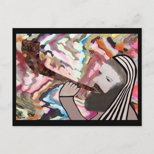 Die Shofar Blast Postkarte (Vorderseite)