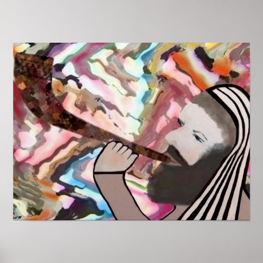 Die Shofar Blast Print Poster (Vorne)