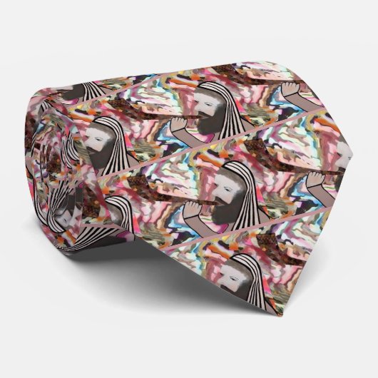 Die shofar-Explosions-Krawatte Krawatte (Gerollt)