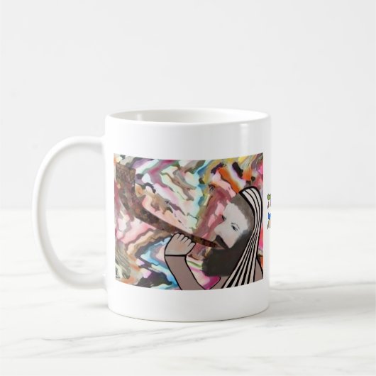 Die shofar-Explosions-Tasse Kaffeetasse (Links)