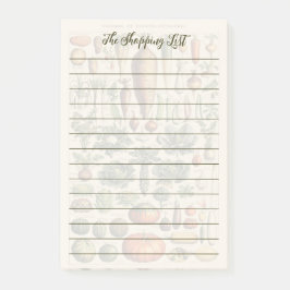 Die Shopping-Liste Post-it®-Hinweise Post-it Klebezettel