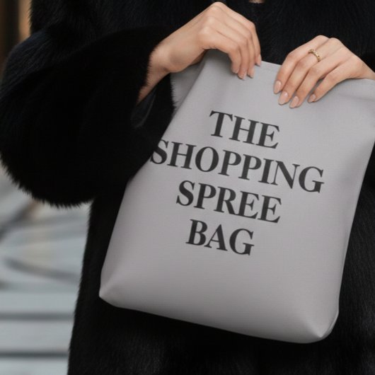 Die Shoppingrausch-Tragetasche Tasche