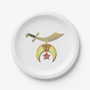 Die Shriner-Party-Teller Pappteller