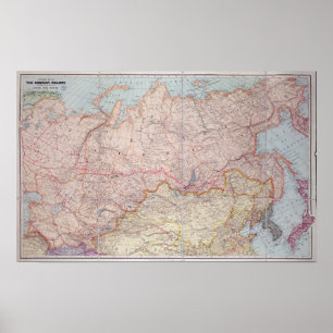 Die sibirische Eisenbahn Poster