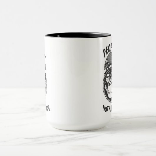 die sich bald erholen werden, Black Ape Tasse (Zentrum)