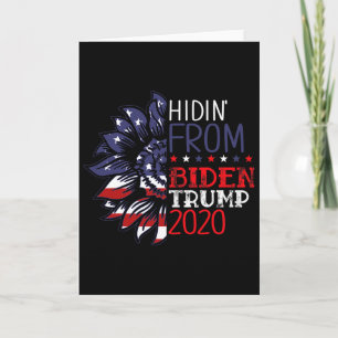 Die sich vor Biden verstecken Trump Wahlgeschenke Karte