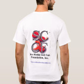 Die Sichel-Zellen-Heilung Foundation, Inc. T-Shirt (Rückseite)