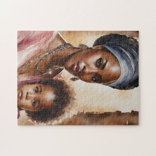 Die Sicherheit von Mutter und Kind Puzzle (Horizontal)