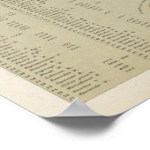 Die sichtbare Seite der Mondoberfläche Poster (Ecke)