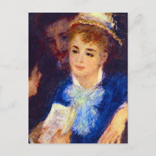 Die Sichtweise des Teils durch Pierre Renoir Postkarte (Vorderseite)