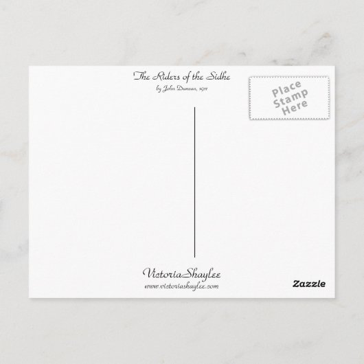 Die Sider Postkarte (Rückseite)