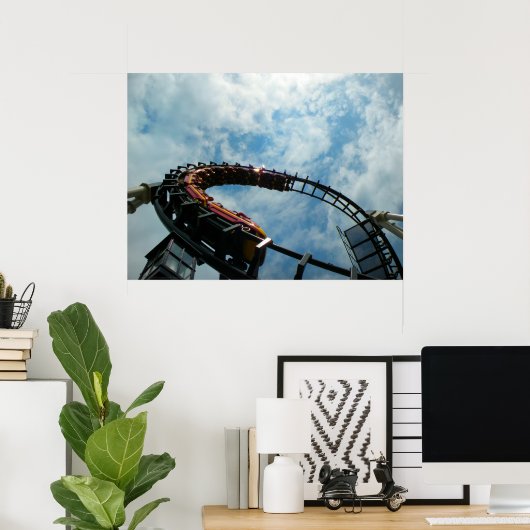 Die Sidewinder des Hershey Park Poster (Heimbüro)