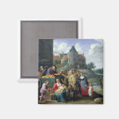 Die sieben Akte der Barmherzigkeit Magnet (Vorderseite/Rückseite)