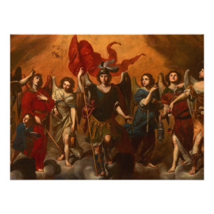 Die sieben Archangels von Massimo Stanzione Fotodruck