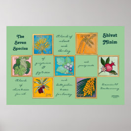 Die sieben Arten oder der Shivat Minim Poster