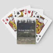 Die sieben Brüder von Elko spielen Karten Spielkarten (Rückseite)