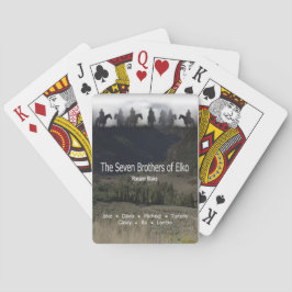 Die sieben Brüder von Elko spielen Karten Spielkarten