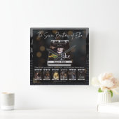 Die sieben Brüder von Elko Wall Quadratische Wanduhr (Zuhause)