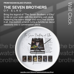 Die sieben Brüder von Elko Wanduhr