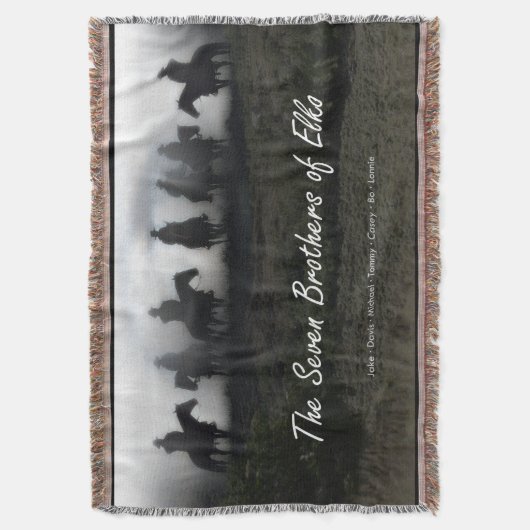 Die sieben Brüder von Elko werfen Blanket Decke (Vorderseite Vertikal)