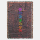 Die sieben Chakras Decke (Vorderseite Vertikal)