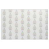 Die sieben chakras mit ihren jeweiligen Farben Stoff (Fat Quarter (45,7 x 55,9 cm))