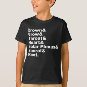 Die sieben Chakren des Hinduismus und Hindu-Ritual T-Shirt