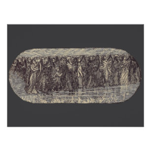 Die sieben Engel mit sieben Trompeten Poster