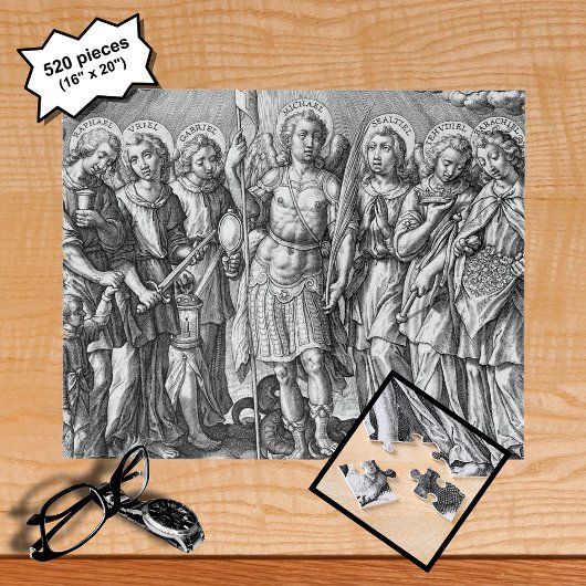 Die Sieben Erzengel (M 034; Stich) Puzzle