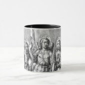 Die Sieben Erzengel (M 034; Stich) Tasse (Zentrum)