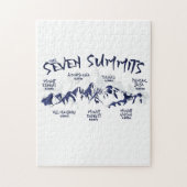 Die sieben Gipfel des Berges Puzzle (Vertikal)