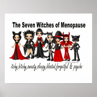 Die sieben Hexen der Menopause Poster