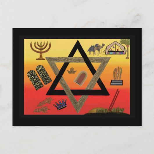 Die sieben Hirten Israels Postkarte (Vorderseite)