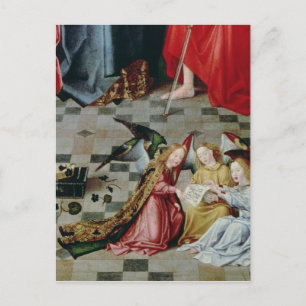 Die sieben Joys der Jungfrau Altarpiece Postkarte