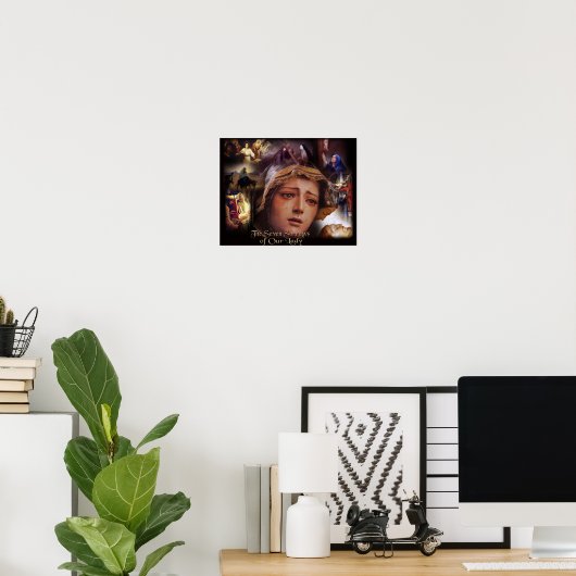 Die sieben Leiden unserer Dame. Poster (Heimbüro)