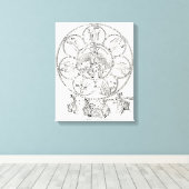 Die sieben liberalen Künste Leinwanddruck (Insitu (Holzboden))