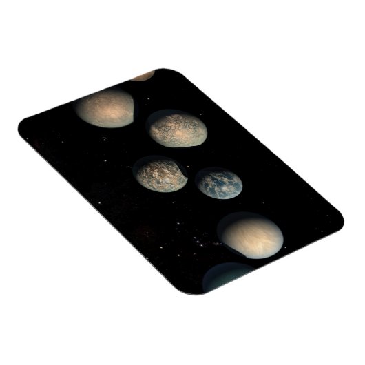 Die sieben Planeten der Erdgröße von Trappist-1 Magnet (Rechte Seite)