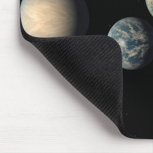 Die sieben Planeten der Erdgröße von Trappist-1 Mousepad (Ecke)